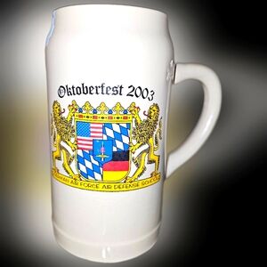 Oktoberfest 2003 Munich Beer Stein German Crest Collectible